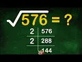 Square root of 576