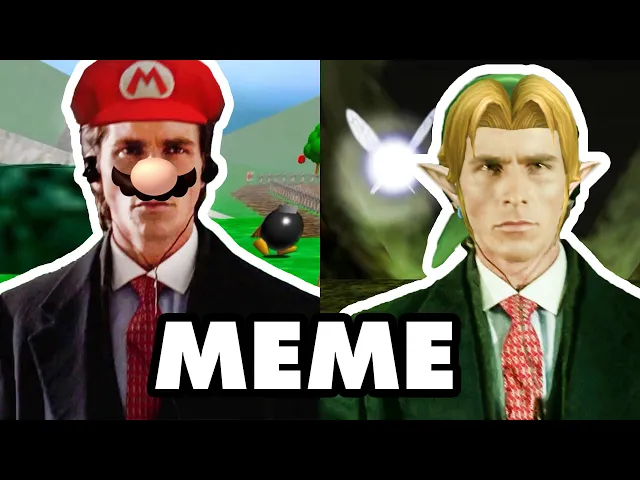 Patrick Bateman in Zelda and Mario