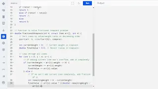 C Program to Implement Fractional Knapsack C Code for Fractional Knapsack Greedy Algorithm