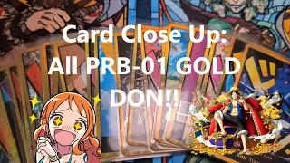 Card Close Up All PRB-01 Gold DON