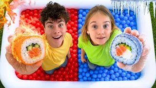 ГОРЯЧИЙ VS ХОЛОДНЫЙ БАССЕЙН ЧЕЛЛЕНДЖ: Кто проиграет?