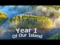 Download Lagu YEAR ONE RECAP | Building a Log Cabin on Our Private Island