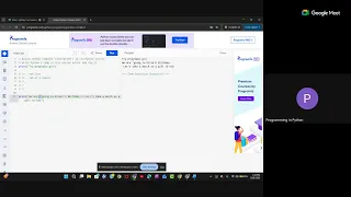 Python Live Session