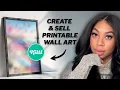 Create Printable Wall Art in Kittl to Sell on Etsy Step-by-Step Tutorial
