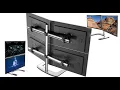 Dual Vertical Monitor Stand for Large and Curved Displays - Video 11 of 1