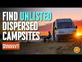 How to Find Free UNLISTED Dispersed Campsites Tutorial Step by Step