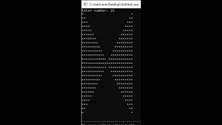 C pattern code Pattern Programs Tutorial Part 14 - Character patterns