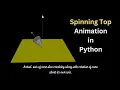Spinning Top vpython 35