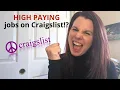 How to find HIGH-PAYING Work at Home Jobs on Craigslist