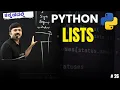 Python in Kannada List In Python Complete Basics to Mastery Series