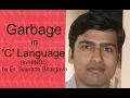 Garbage in C language in HINDI