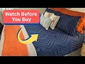Navy Blue Comforter Set King Size Boho Soft Warm Tufted Bedding Review - Watch Before You Buy