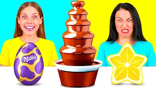 Výzva na Fondue s Čokoládovou Fontánou | Fantastické Kulinárske Výzvy Fun Teen