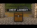 Simple How To Use Make LOCKABLE CHESTS In Minecraft - Lightweight Chests