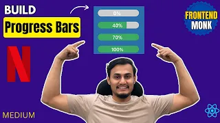 Build Progress Bars 3 4 Machine Coding Interview in React Google Uber Meta FrontEnd Monk