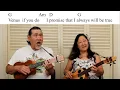 Lagu Venus - Frankie Avalon - Simple Chords - Ukulele Play Along - Chords and Lyrics On Screen