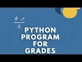Python Program to Find Grades Based on Percentage Beginner Friendly Codeshastra