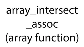 array - intersect