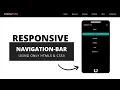How to Create Responsive Navigation Bar using HTML5 CSS3-Media Query