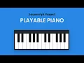 Playable Piano HTML CSS Javascript Project