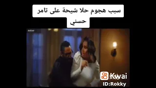 فضيحه حلا شيخه وتامر حسني 