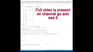Python Q Alphabet Pattern
