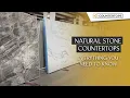 Natural Stone Countertops Everything you need to know