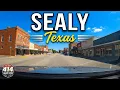 4K Driving Through Sealy Texas Scenic Small Town Drive West of Houston