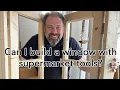 Trying to build a classic wooden window without any specialised tools