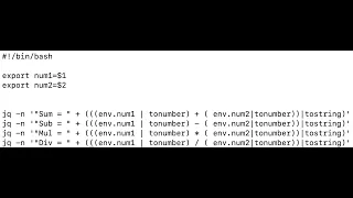 Arithmetic Operators Of Jq Command By NarendraP 