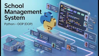 School Management System Using Python intermediate level projects Learn python tutorial