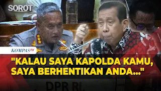 Sambil Tunjuk-Tunjuk! DPR Cecar Kapolresta Sleman Gegara Suami Bela Istri Dijambret Jadi Tersangka
