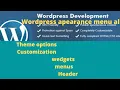 WordPress appearance and its options wordpress bangla full Tutorial and customization