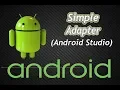 Simple Adapter Android Studio