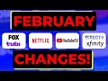 Big Streaming TV Changes for February 2025