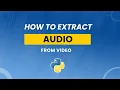 Extract From using Python MoviePy