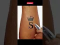 Download Lagu S letter tattoo ✨✨ #letter #tattoo #viral #shorts