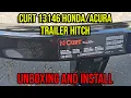 CURT 13146 TRAILER HITCH UNBOXING INSTALL HONDA PILOT TEST FITTING INSTALLATION QUALITY CHECK