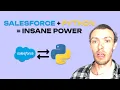 Salesforce Python in a Jupyter Notebook Crazy Powerful