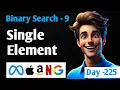 Single Element in Sorted Array using Binary Search