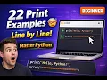 Python print Function 22 Examples Explained Line by Line Beginner Guide