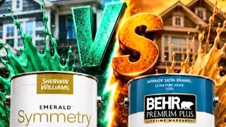We give you The Ultimate Paint Comparison Emerald Symmetry VS Behr Premium Plus
