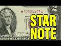 STAR NOTE 2 Bill 1953 Red Seal Banknote Worth GOOD Money