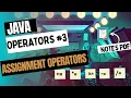 Assignment Operators Arithmetic Operators JAVA SERIES Interview ICSE CBSE