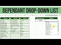 Create a Dependent Drop-Down List in Excel Step-by-Step Tutorial