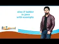 else if ladder in java with example