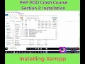 Installing Xampp PHP PDO Crash Course Tech Edu XYZ