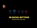 3D Social button using Html and CSS Coding Tutorials