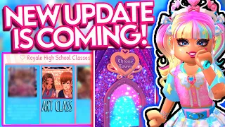 NEW UPDATE IS COMING ART CLASS THRONE ROOMS WHAT TO EXPECT FOR PHASE 7 ROBLOX Royale High