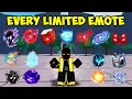 EVERY LIMITED EMOTE in The Strongest Battlegrounds